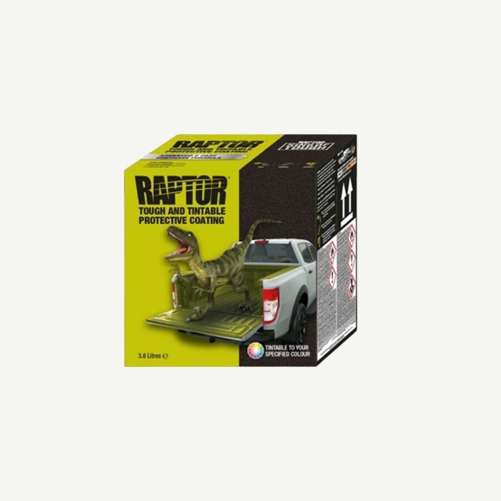 U-POL RAPTOR TRUCK BED LINER TINTABLE 4Ltr KIT – Ajax Spurway Fasteners